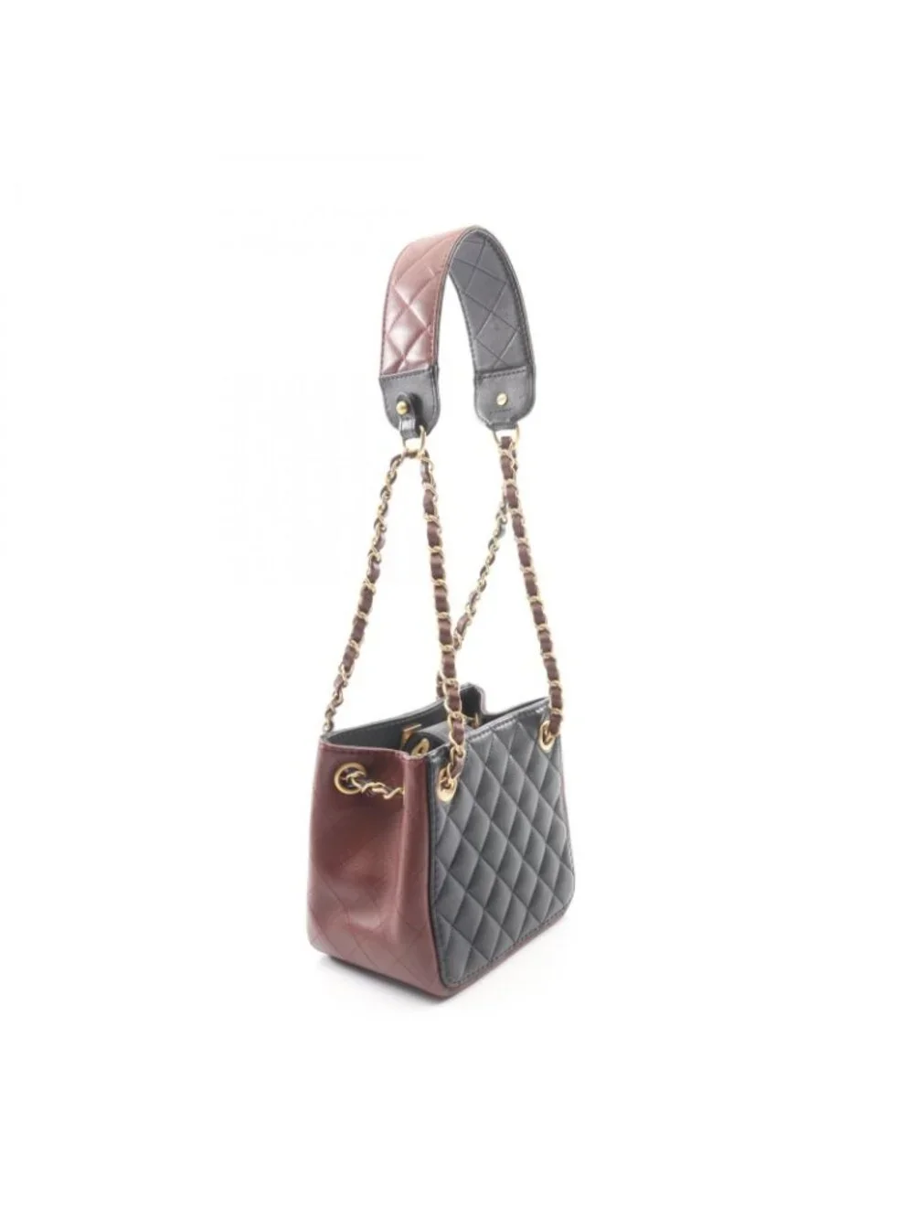 Chanel Shoulder Bag Quilted Small Black Ladiesskin